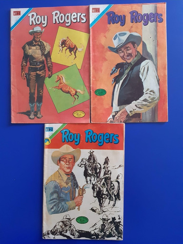 Revistas Comic Roy Rogers Coleccion De 3 1974 Ed Novaro