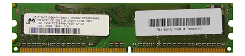 Memoria Mt8htf12864ay-800g1 800mhz 1gb