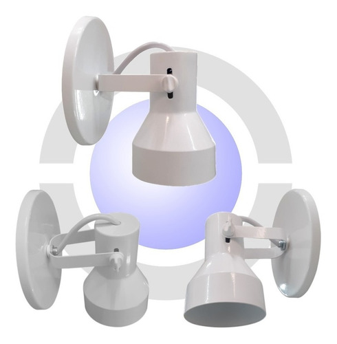 Imagem 5 de 6 de Luminaria Led Teto Parede Com Fio Interruptor Bivolt