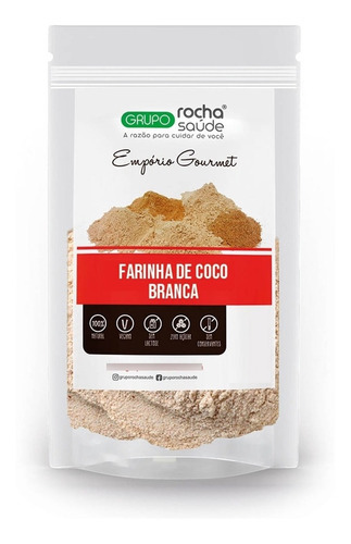 Farinha De Coco Branca Alta Qualidade Premium 200g