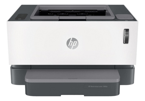 Impressora de função simples Hp Neverstop 1000a cor branco/cinza