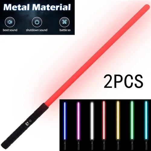 Espada 2 En 1 Star Wars-sable De Luz Luke Fx Duel Metal Hilt