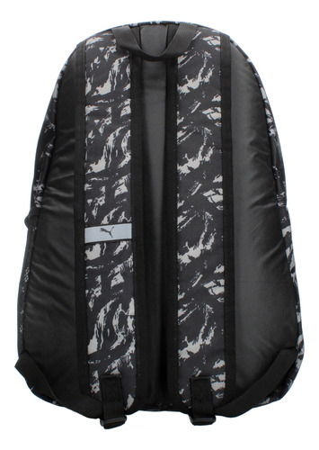 Mochila Puma Phase Aop Negro Compartimento Con Zipper