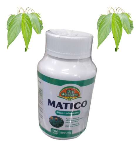 Matico 100 Cápsulas X 500 Mg Con Registro Sanitario