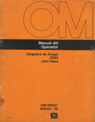 Manual Operador Tractor Cargador De Orugas John Deere 855