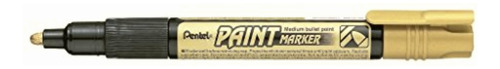 Marcador Permanente Uso Industrial Pentel Dorado/12 Piezas