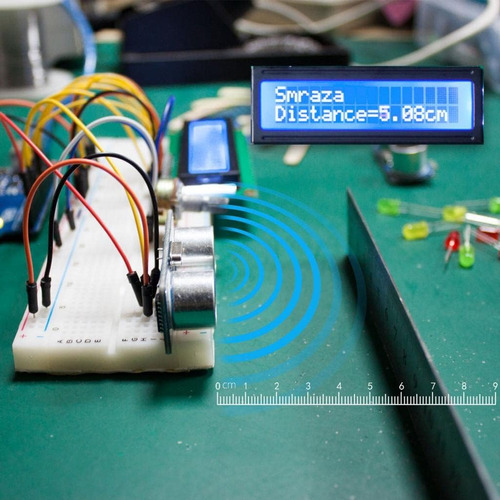 Kit Sensor Ultrasónico Hc-sr04 8 Piezas, Medición Precisa