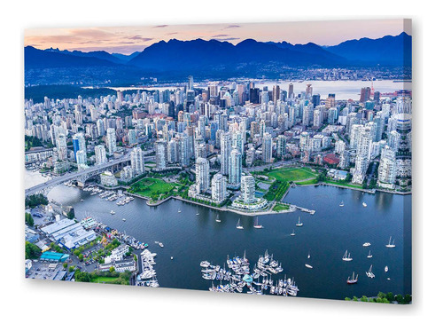 Cuadro 60x90cm Grandes Ciudades Del Mundo Vancouver
