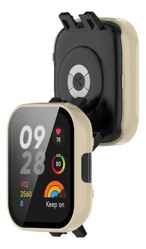 Funda De Reloj Pc + De Película Templada Para Redmi Watch 3,