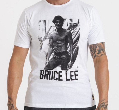 Remera Bronx Bruce Lee Black Adulto Oficial Dxt Envíos 