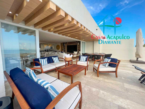 Cad Ikaroa Ph 6. Penthouse De Playa Con Terraza, Alberca, Jacuzzi Privados Y Vista Frontal Al Mar