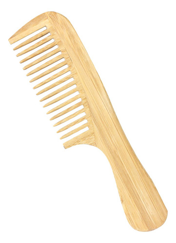 3 Peine De Bambú Para Cabello Suave Y Brillante
