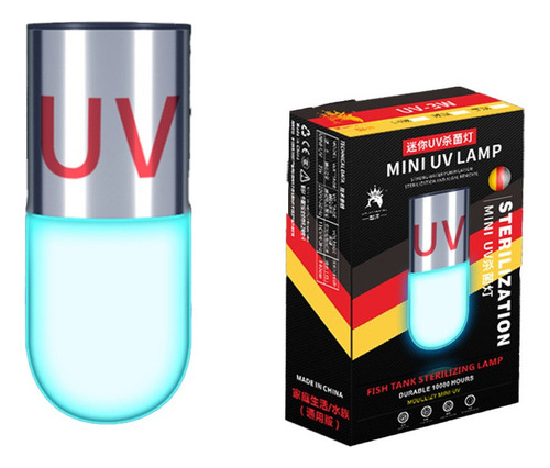 U Lámpara Ultravioleta Para Mini Acuario, Eliminación De