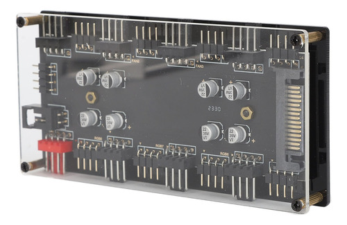 Hub Argb Pwm De 8 Vías, 12 V, 4 Pines, Profesional, 2 En 1,