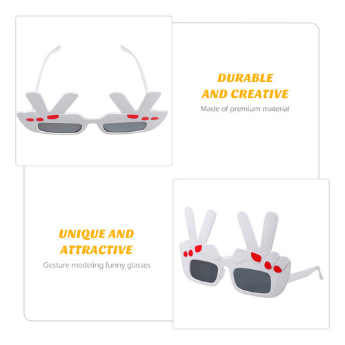 Gafas Divertidas De Regalo Decoration Gesture, 3 Unidades
