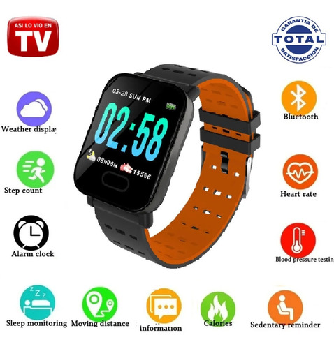 Reloj Inteligente D116 Plus Tv Sport Pulsera Inteligente New