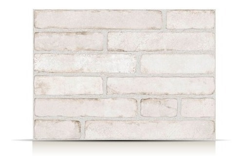 Imagen 1 de 4 de Ceramica Pared Simil Ladrilo San Lorenzo Brick 33x45,3 1ra