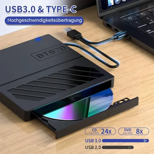 Lector Dvd Externo 7 En 1 Usb Pc Notebook | Cuotas sin interés