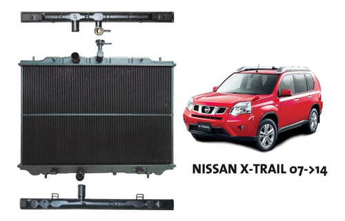 Imagen 3 de 6 de Radiador Nissan X-trail 07-14