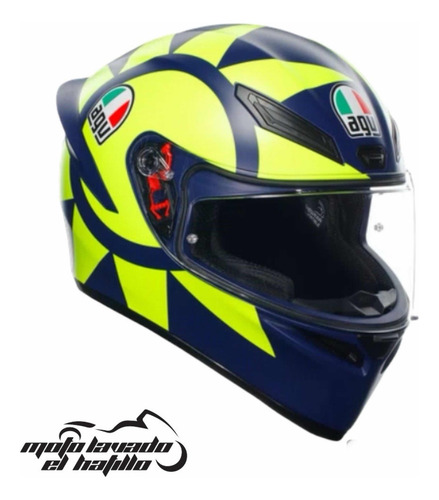 Casco Agv K1 Sol Y Luna Valentino Rossi.