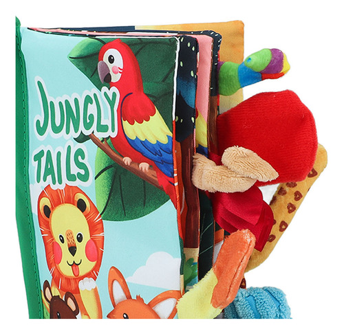 Livro De Cauda De Animais Para Bebês 3d Educational Touch Fe