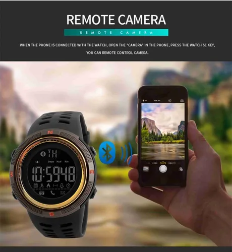 Smartwatch reloj inteligente sumergible 50m android skmei hotsell