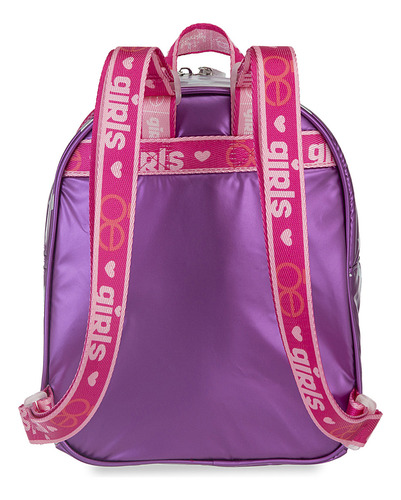 Bolsa Niñas Backpack Cloe Aladril Mediano Color Violeta