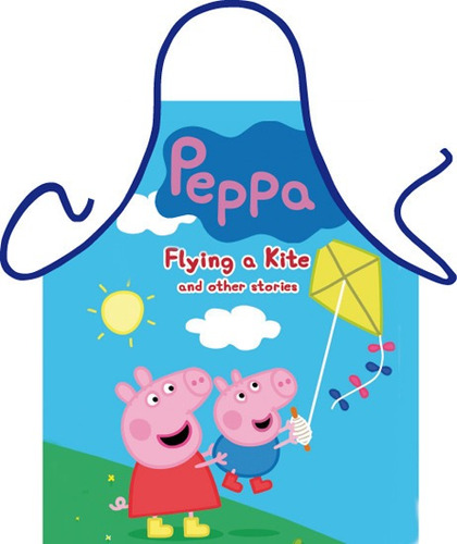 Delantales Divertidos Infantil Peppa Pig Barrilete Elroperit