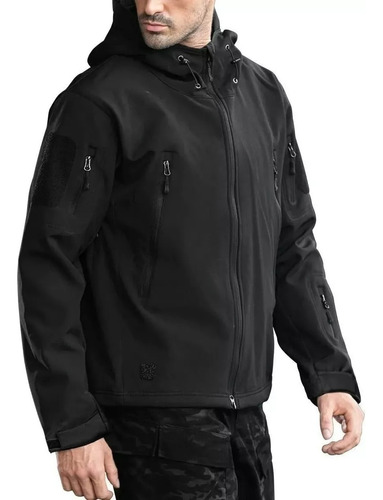 Chamarra Táctica Militar Impermeable Cremallera Para Hombre