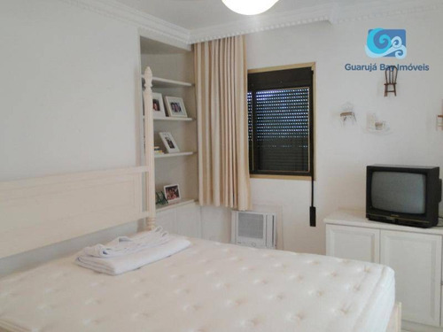 Imagem 13 de 30 de Apartamento À Venda Condomínio Tortugas - Praia Da Enseada - Guarujá - Ap1029