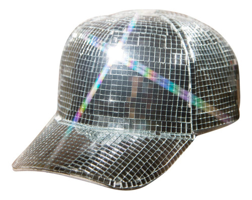 . 2 Disco Ball Mirror Hat Dance Hat Disco Cap Para Nightclub