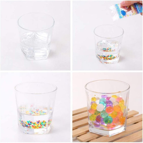 Imagen 7 de 7 de Bolitas Perlas De Bio Gel Hidrogel Decoración 2160unidades