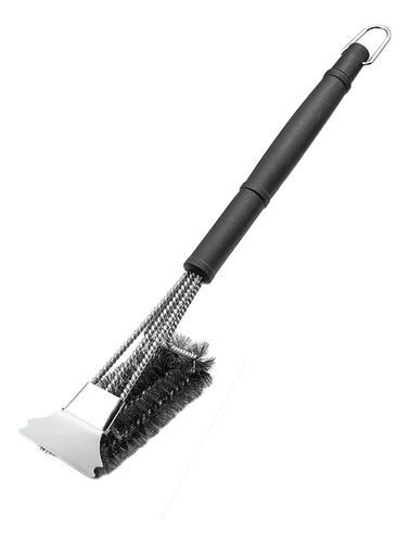 Escova De Limpeza L Deluxe Bbq Bristles Grill, Raspador, Seg