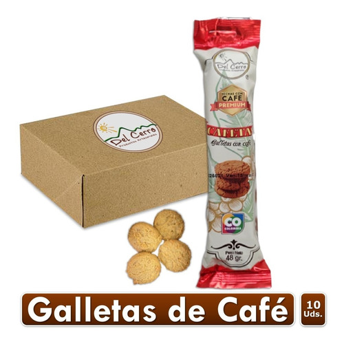 Galletas Con Café Cafetas Del Cerro Caja X10 Uds
