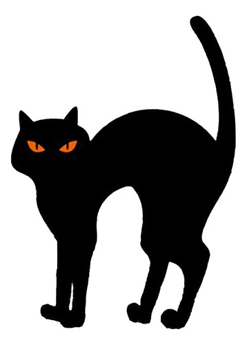 Diseño De Hierro Para Halloween, Silueta Negra, Inserción En