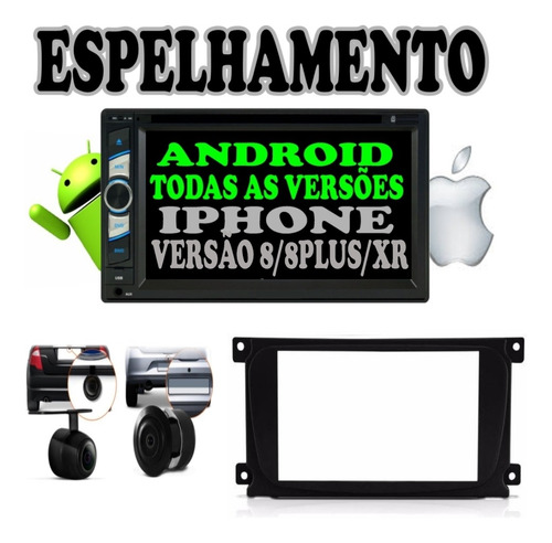 Central Multimidia Dvd Ford Focus + Moldura 2 Din + Brinde
