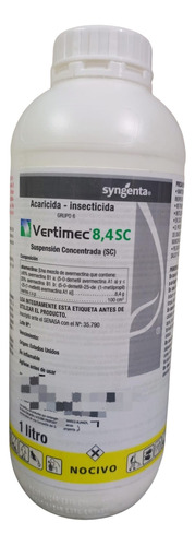 Insecticida Vertimec Syngenta 1l Abamectina 8,4% Acaros Pr-*