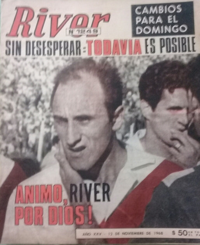 Revista River 1249 Nacional 68 Velez 2 River 1