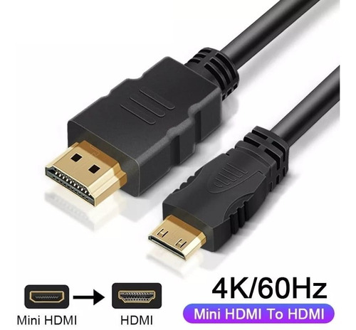 Cable Mini Hdmi A Hdmi  1.5 Metros Full Hd 1080p 4k