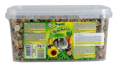 Tropifit Chinchilla 1,5 Kg  - Envíos A Todo Chile