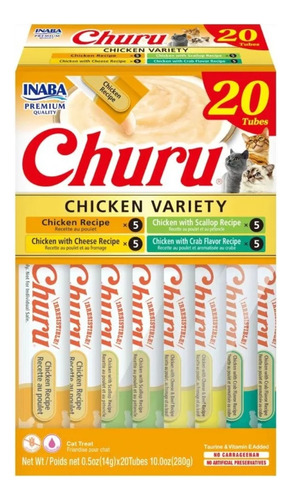 Caja Churu 20 Unidades Chicken - Unidad a $2995