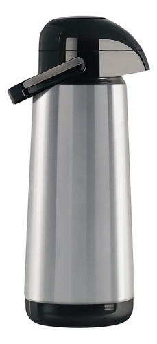 Garrafa Térmica Vidro Lúmina 1,8l Para Café Ou Chá Termolar Cor Cinza