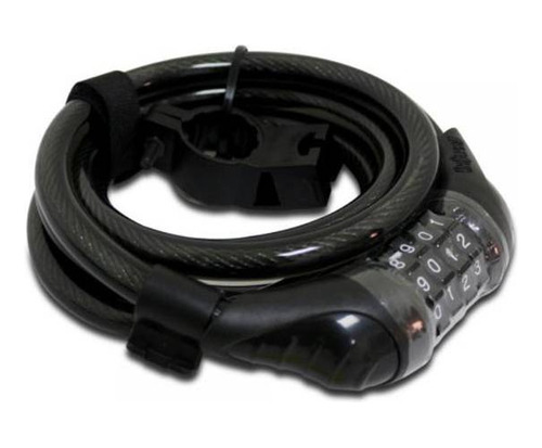 Imagen 2 de 3 de Candado Cable Bici Onguard 8159 Neon Series 180cmx12mm