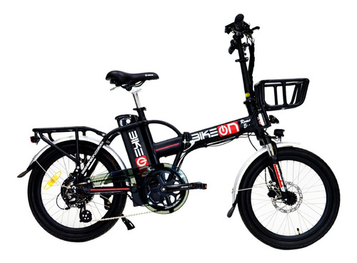 Bicicleta Eléctrica Plegable Bikeon Roma Evo R20 Color Negro
