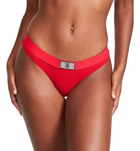 Tanga roja victorias secret original cursiva - Victorias Importados