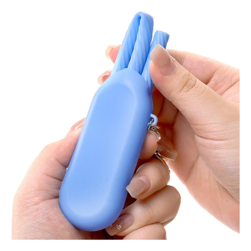 Juego De 10 Popotes De Silicona Con Estuche, Popotes Plegabl