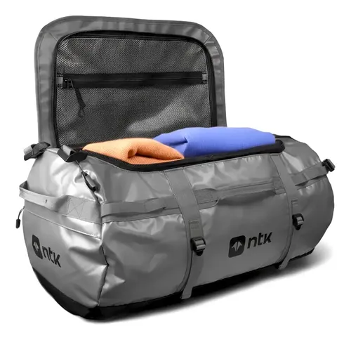 Mochila/bolsa 50l Cinza Duffle Bag Ntk | MercadoLivre