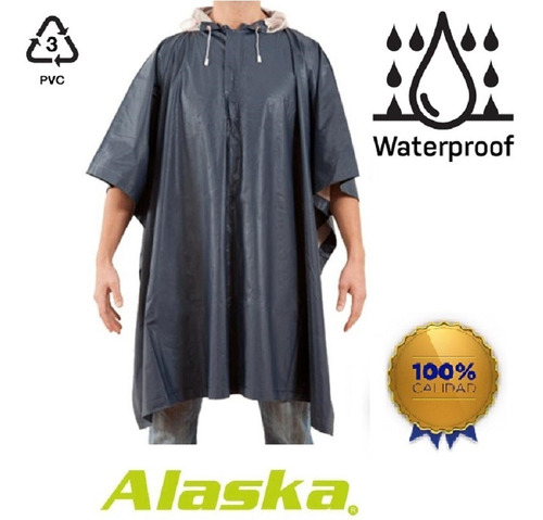 Imagen 1 de 2 de Capa De Pvc, Poncho Para La Lluvia Waterproof Alaska