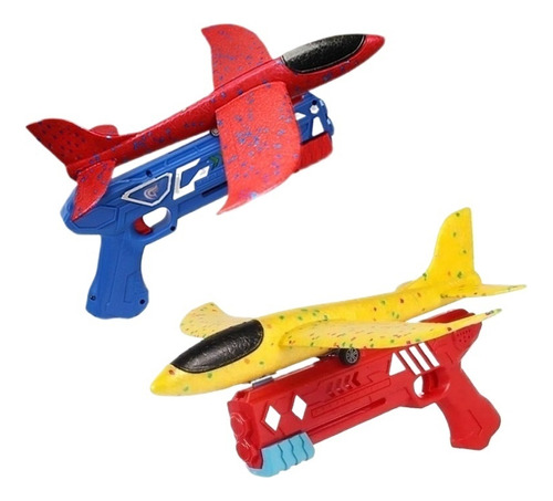 Lanzador De Aviones, 2 Piezas, Juguete For Niños, Catapulta