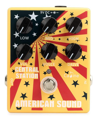 Caline Cp-55 American Sound Overdrive Pedal De Efecto De Gu.